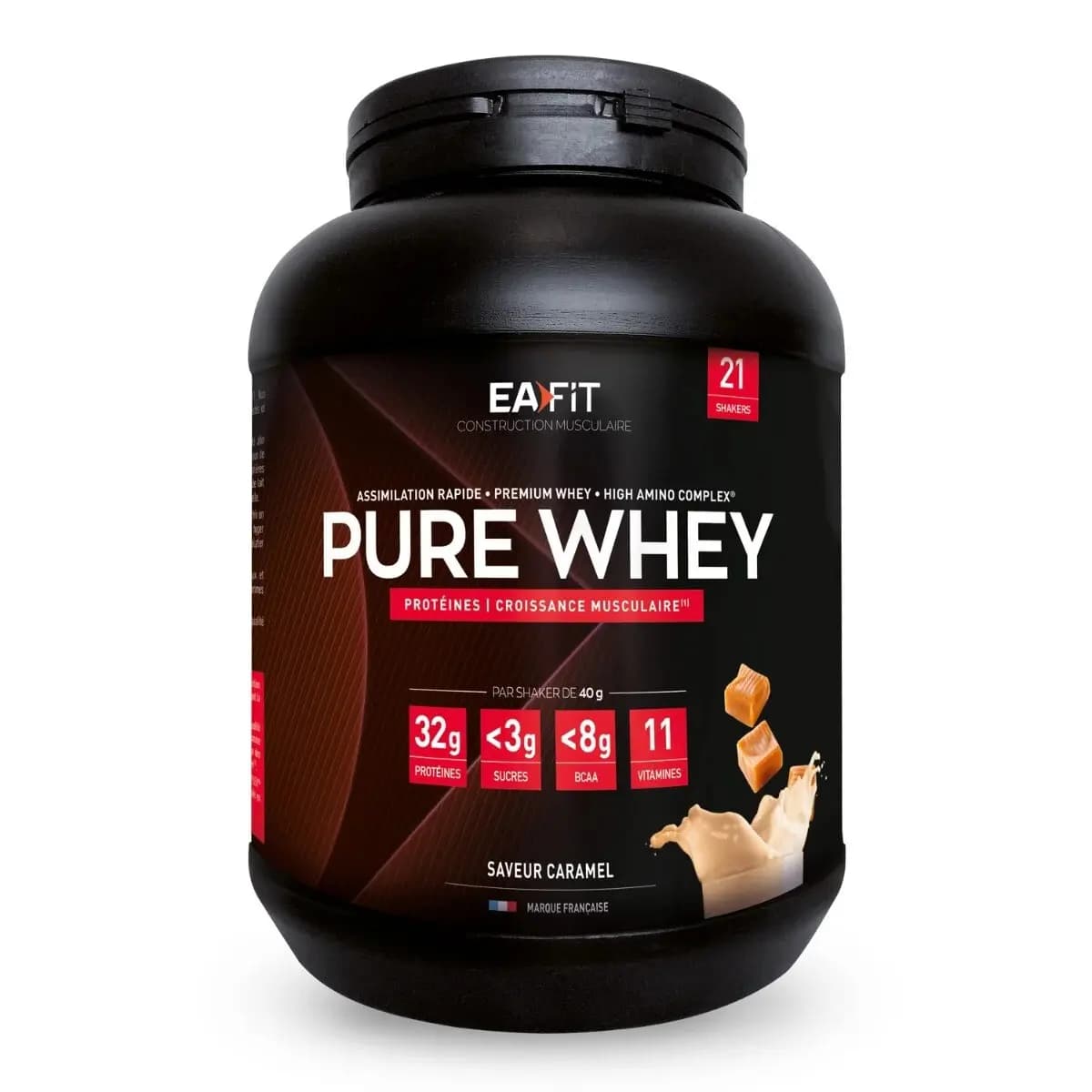 Protéine EA Fit Pure Whey Caramel