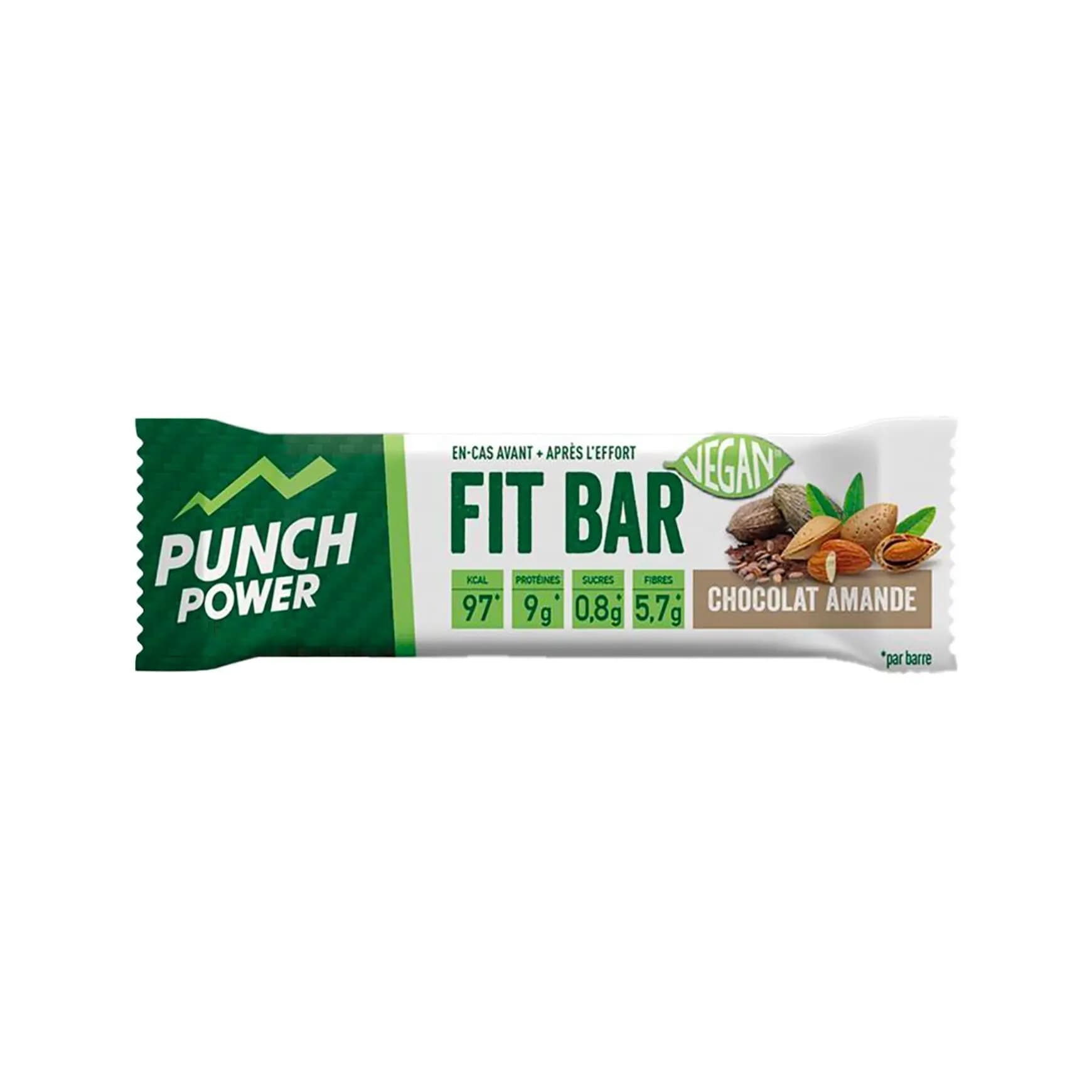 Barres de nutrition chocolat amande Punch Power