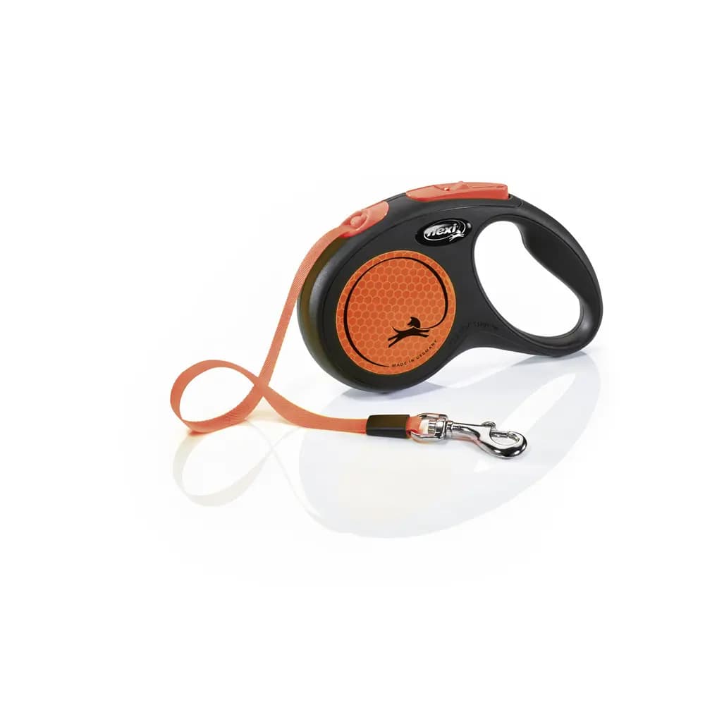 Laisse pour chien en sangle Nobby Pet Flexi New Neon