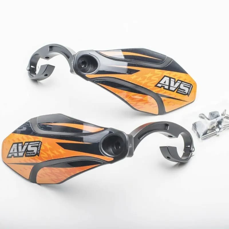 Kit déco protège-mains patte alu avec charnière AVS