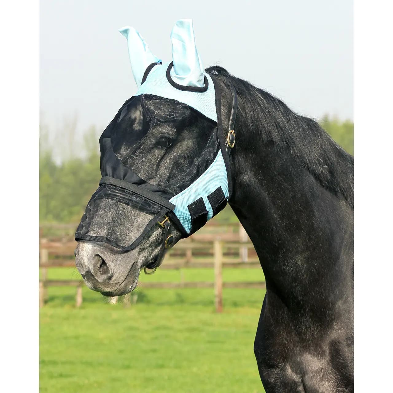 Masque anti-mouches pour cheval QHP
