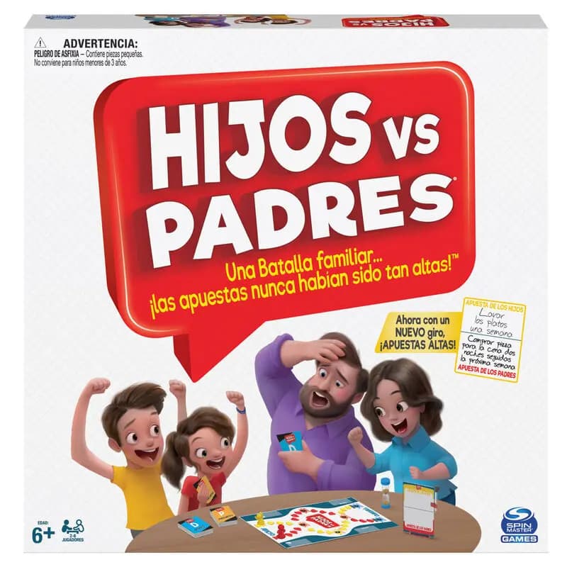 Jeux de société Spin Master Children vs Parents