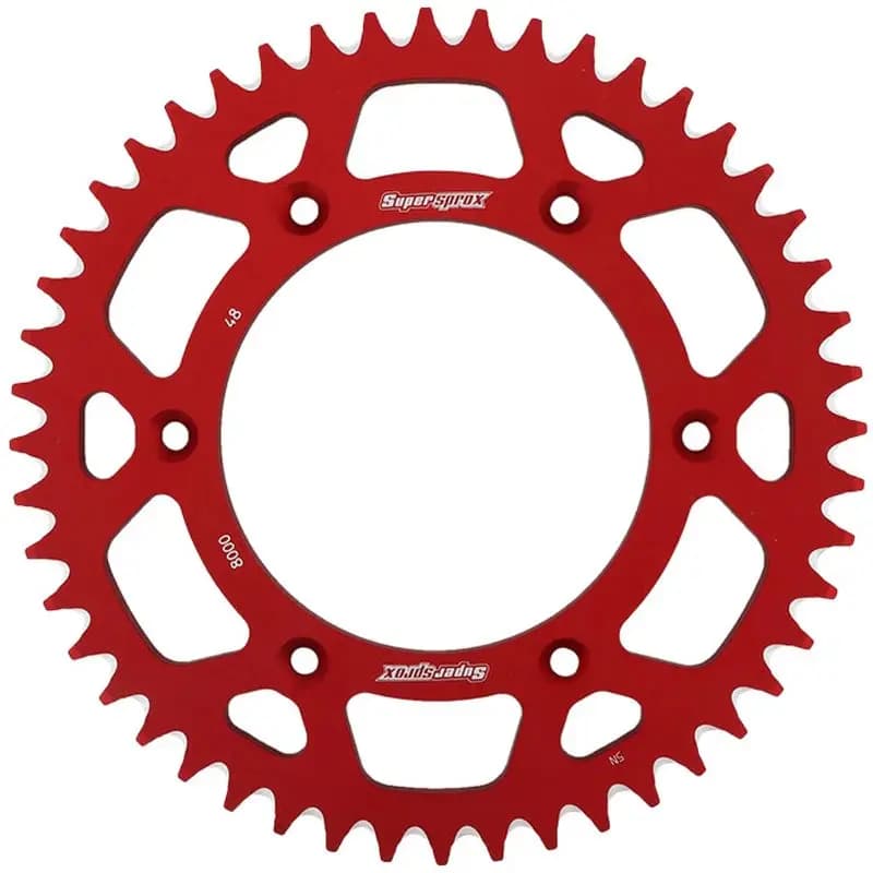 Couronne moto aluminium Supersprox RAL-8000:49
