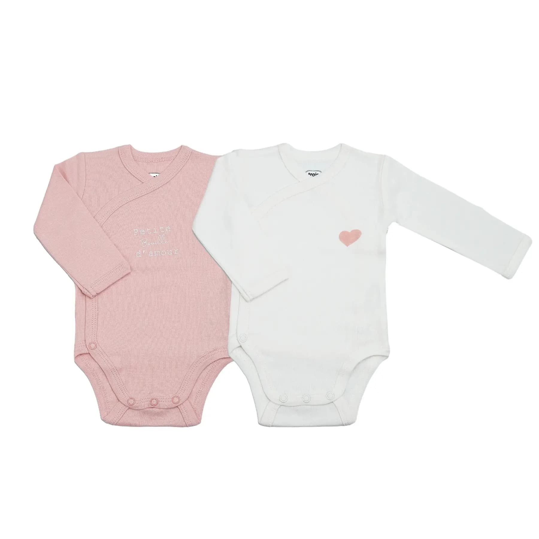 Body naissance bébé Trois Kilos Sept Bouille (x2)
