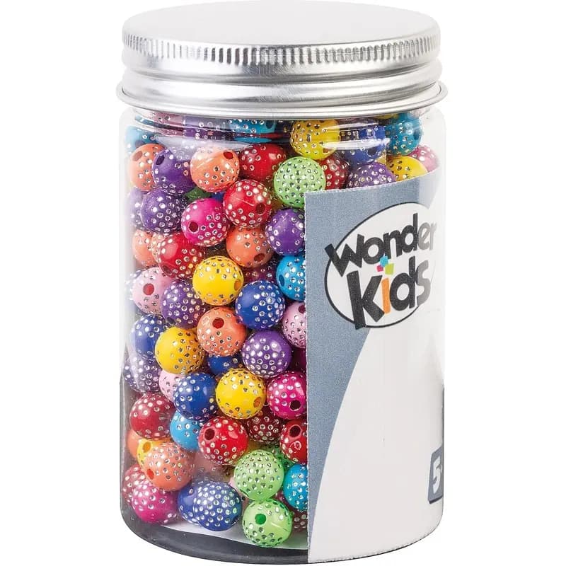Perles scintillantes tube Wonderkids 110g