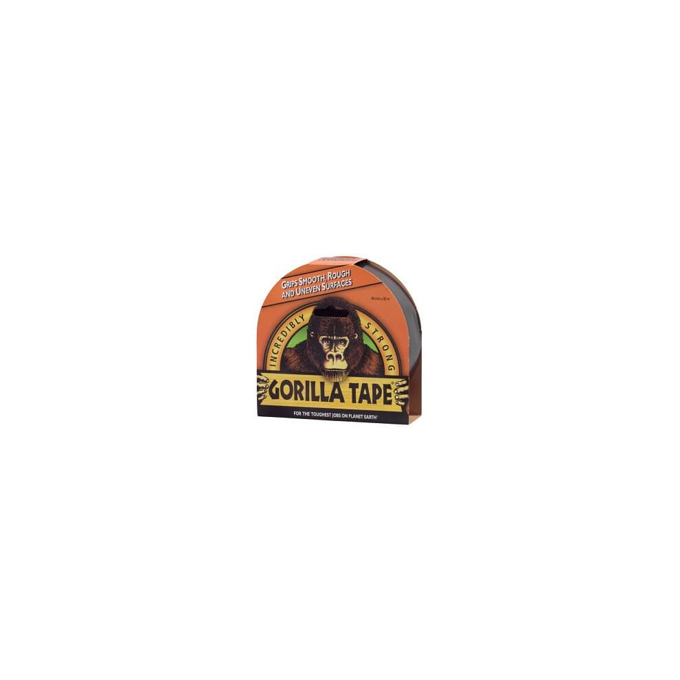 32m Gorilla Adhesive Tape - Glue x Duct 48mm Black Strong - gorilla tape 32m glue x duct 48mm black strong