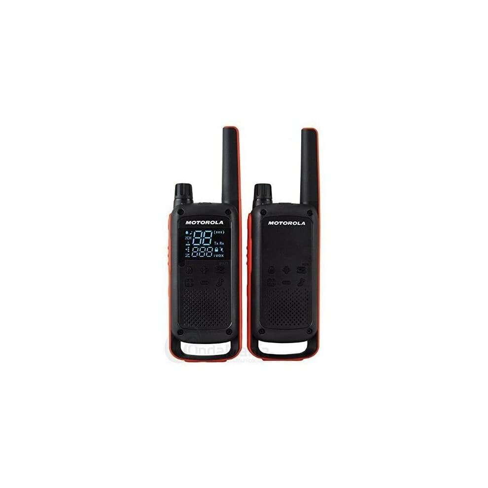 Talkie Walkie - Motorola - TLKR T82 - 10 km de portée - Coque renforcée - 16 canaux