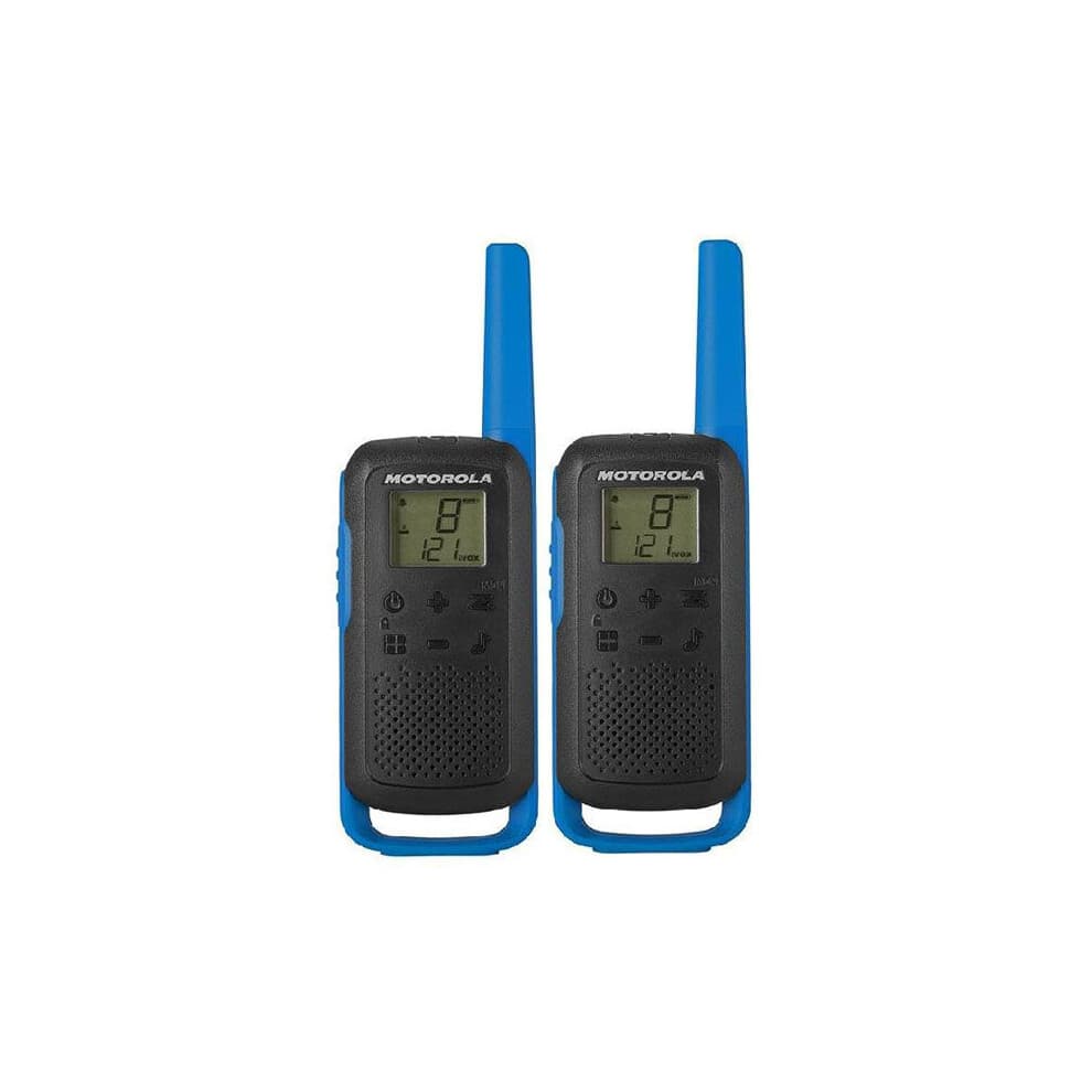Talkie Walkie Radios MOTOROLA T62 PMR446 - Sans licence - Couplage simplifié - Bleu
