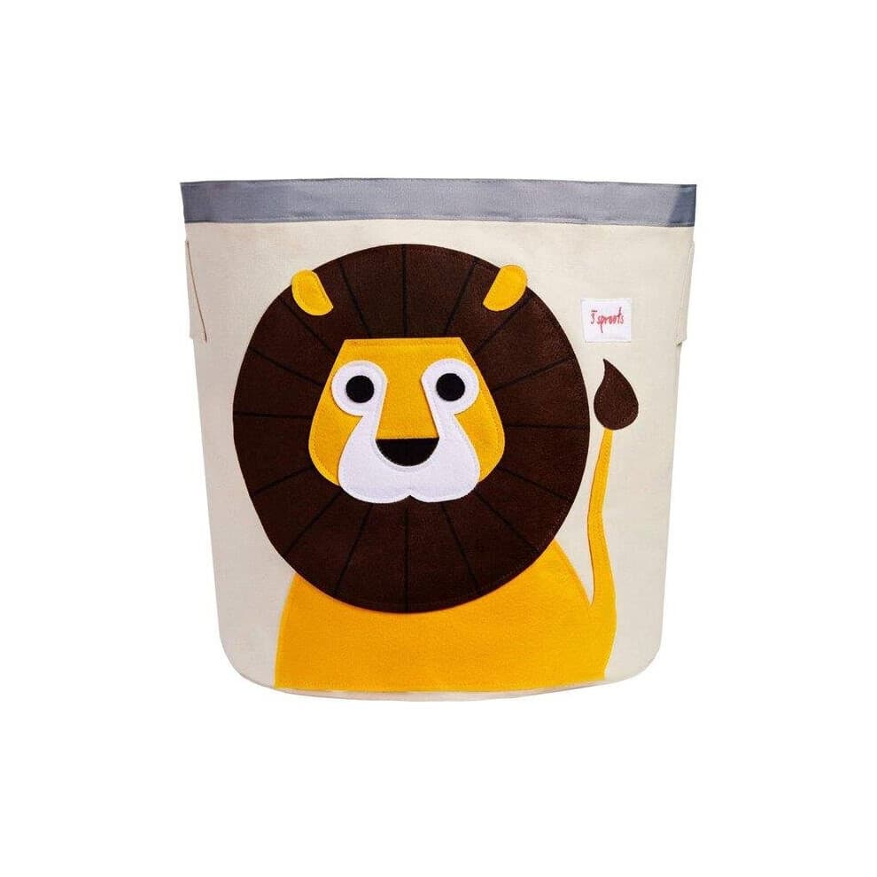 Sac à jouets Lion 3 Sprouts Jaune