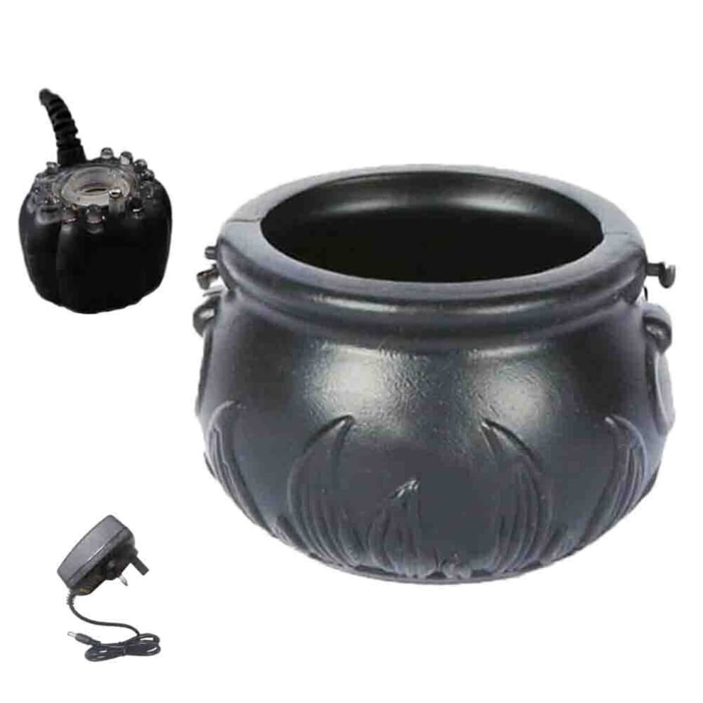 Chaudron en pot, brumisateur, machine à fumée, changement de couleur, accessoire de fête, décoration, prise britannique
