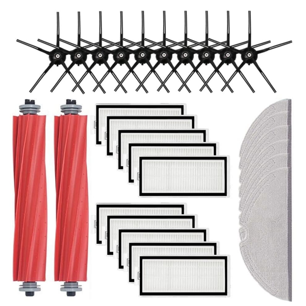 Pièces de rechange pour aspirateur robot Max Max+ T8, brosse latérale principale, filtre Hepa, balai noir