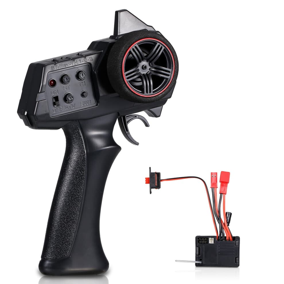 AX-7S AX7S 2.4G 3CH Transmetteur T?l?commande avec R?cepteur 2 en 1 ESC pour D12 MN D90 MN99S MN86 RC Car Boat