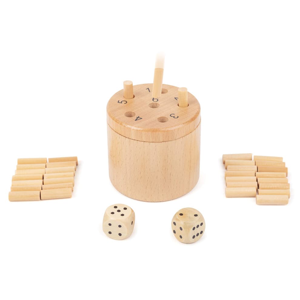 Small Foot 11365 Dice Super Six un jeu de soci?t? logique pour 2 ? 6 personnes pour toute la famille 39 pi?ces Jouets multicolores