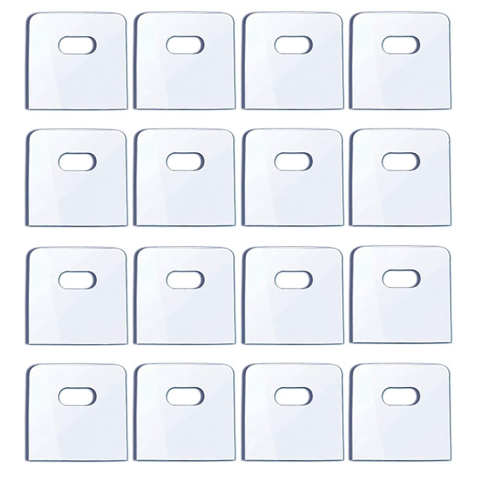 Lot de 16/32 languettes de réparation transparentes pour stores verticaux