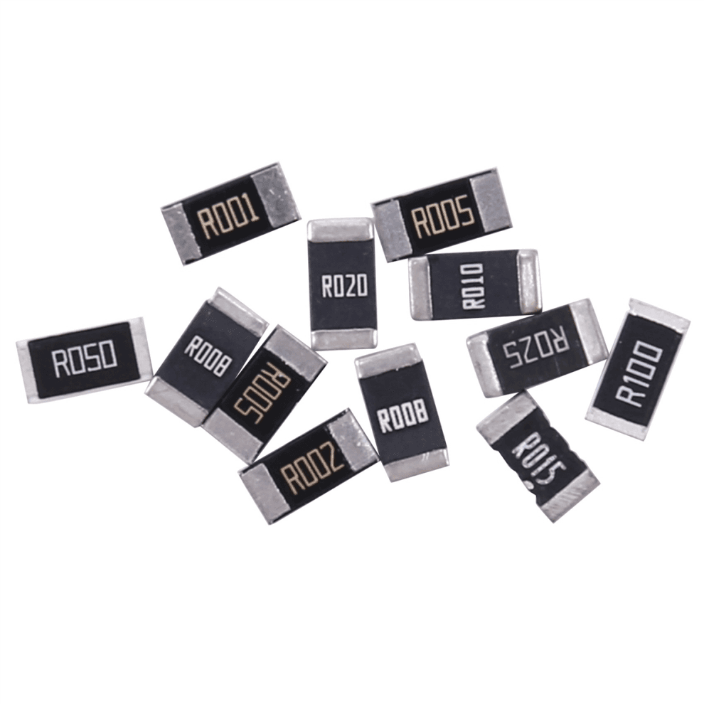 Kit de 50 échantillons de résistances CMS 2512 en alliage, 10 types x 5 pièces = 50 pièces R001 R002 R005 R008 R010 R015 R020 R025 R050 R100