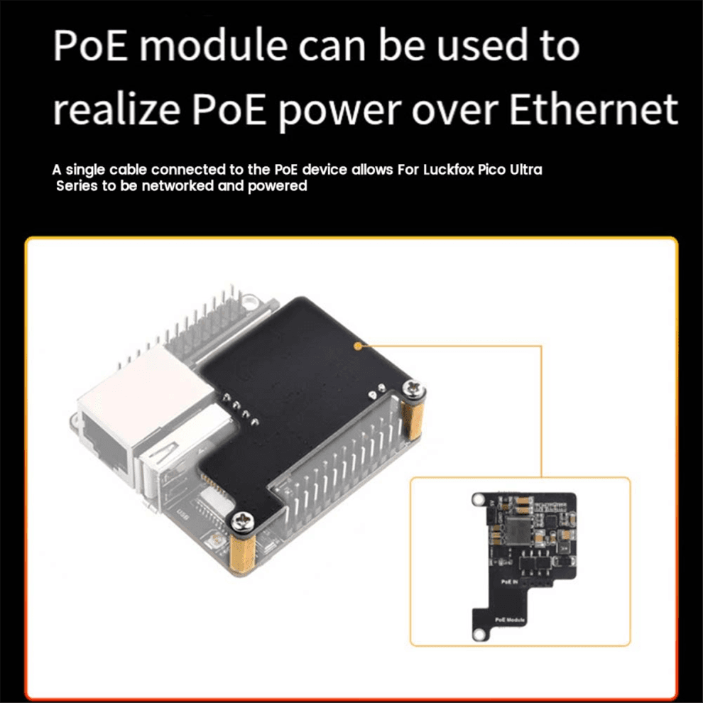 Pour carte de développement Ultra WiFi + module POE RV1106