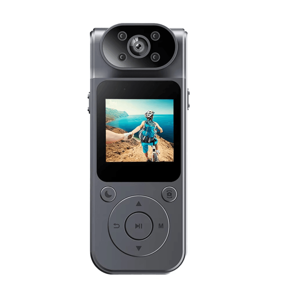 Caméra de sport numérique portable 1080p avec objectif rotatif, B