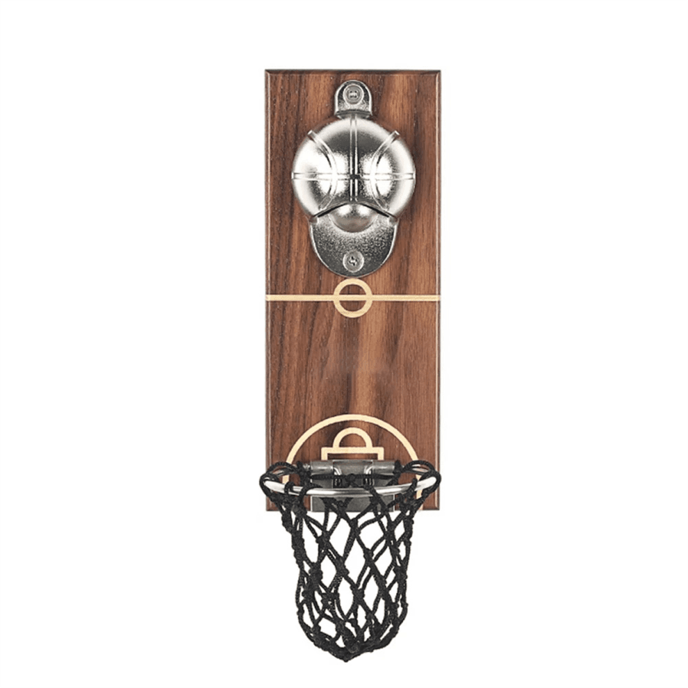Décapsuleur de basket-ball, ouvre-boîte mural, décapsuleur de bière