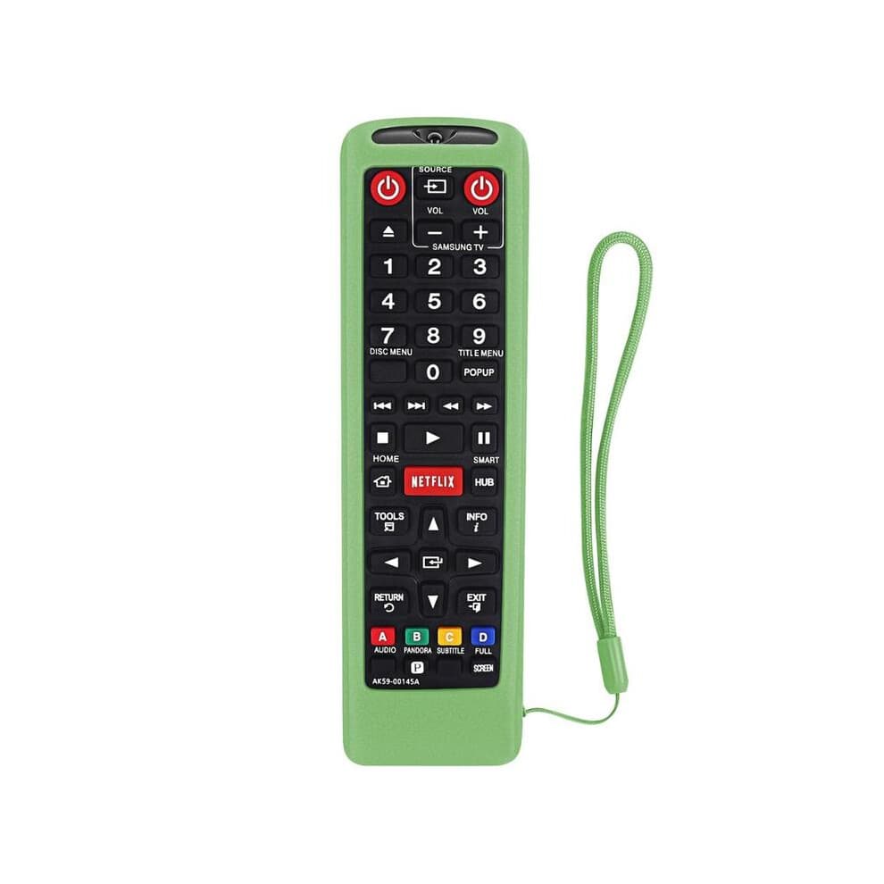 (Vert) Coque de protection antichoc en silicone pour télécommande Samsung BN59 01315B BN59 01315A BN59