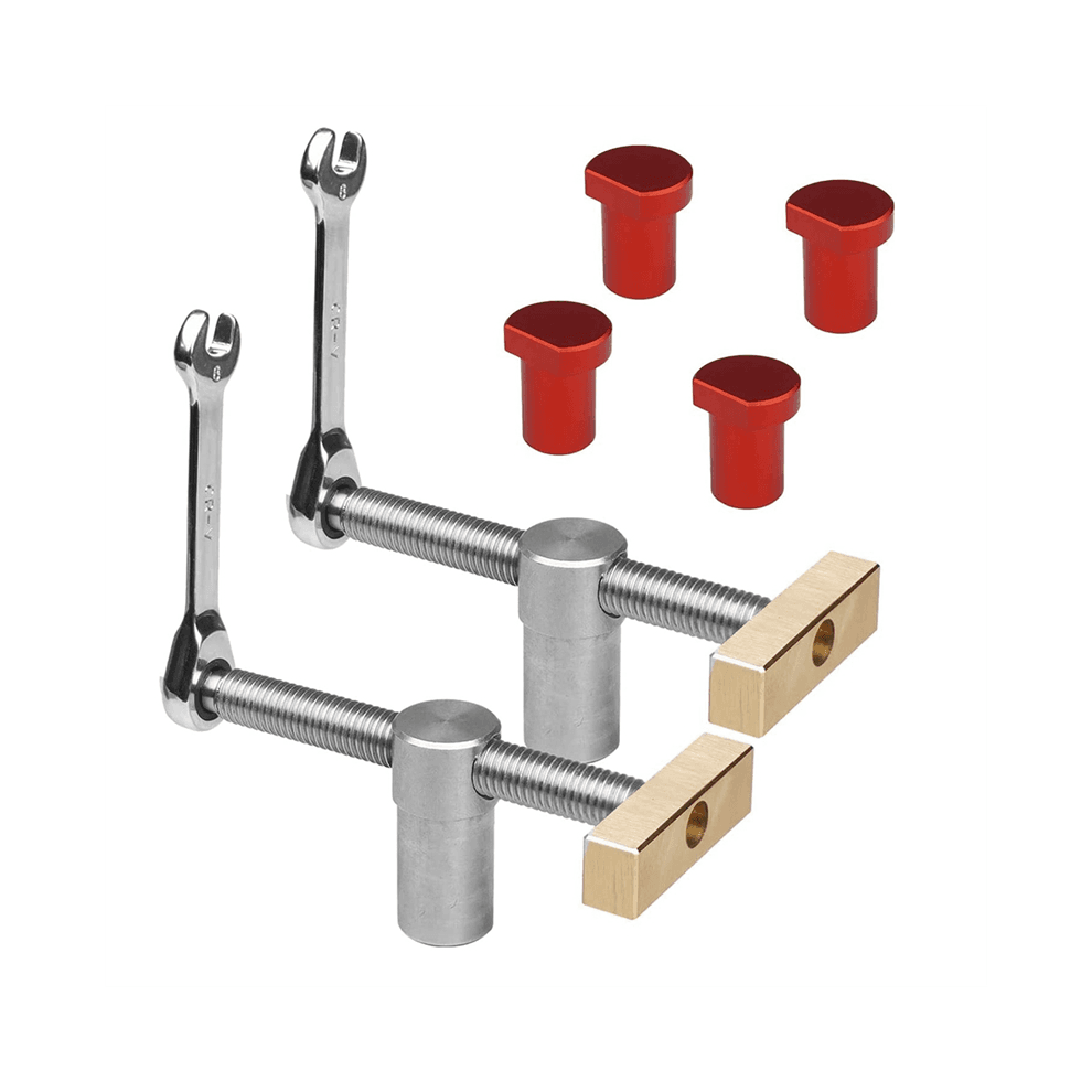 Pinces à pions de banc pour travail du bois avec jeux d’arrêts, dispositif de serrage — outils de menuiserie (19 mm) C