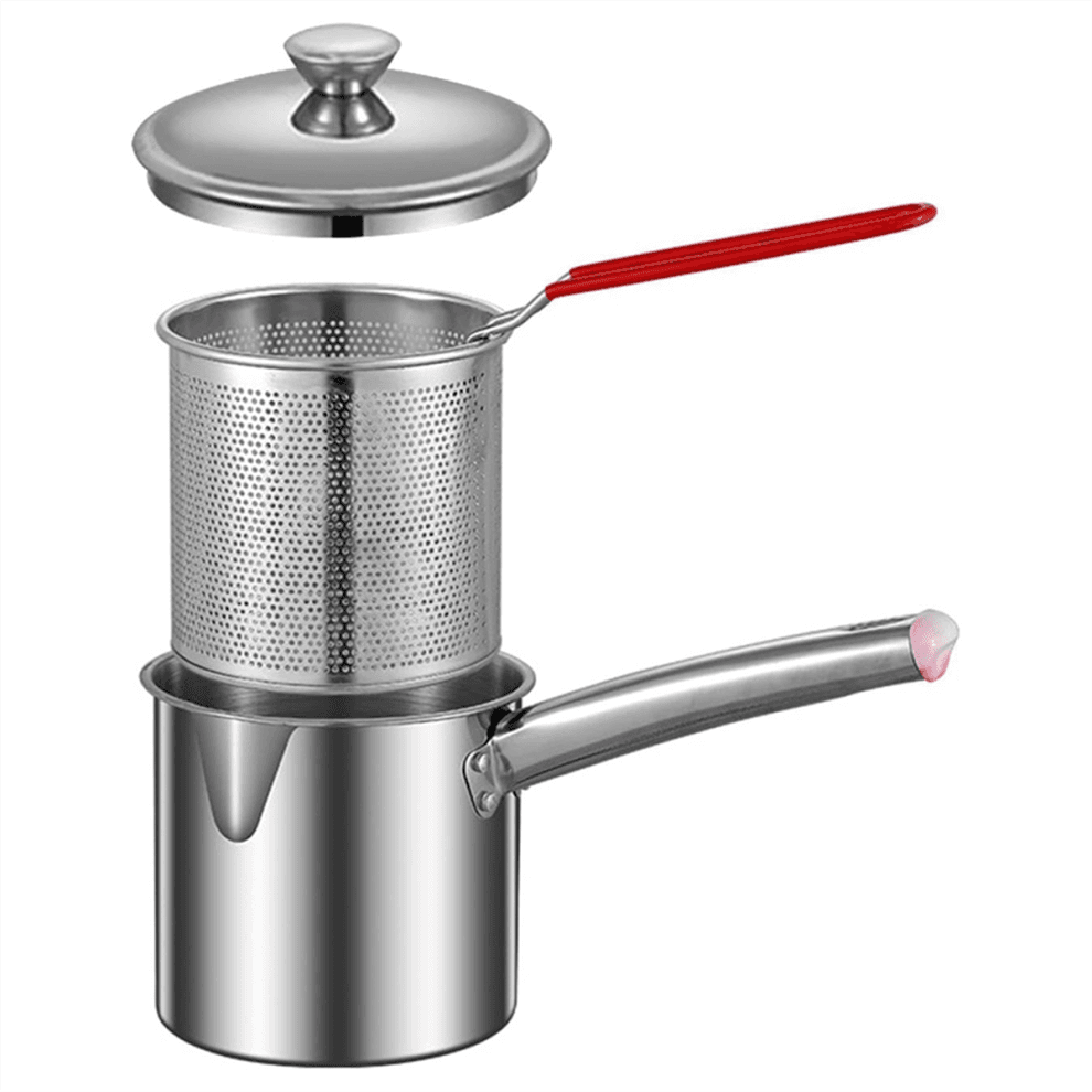 Pot de friture, Petit pot, Acier inoxydable polyvalent