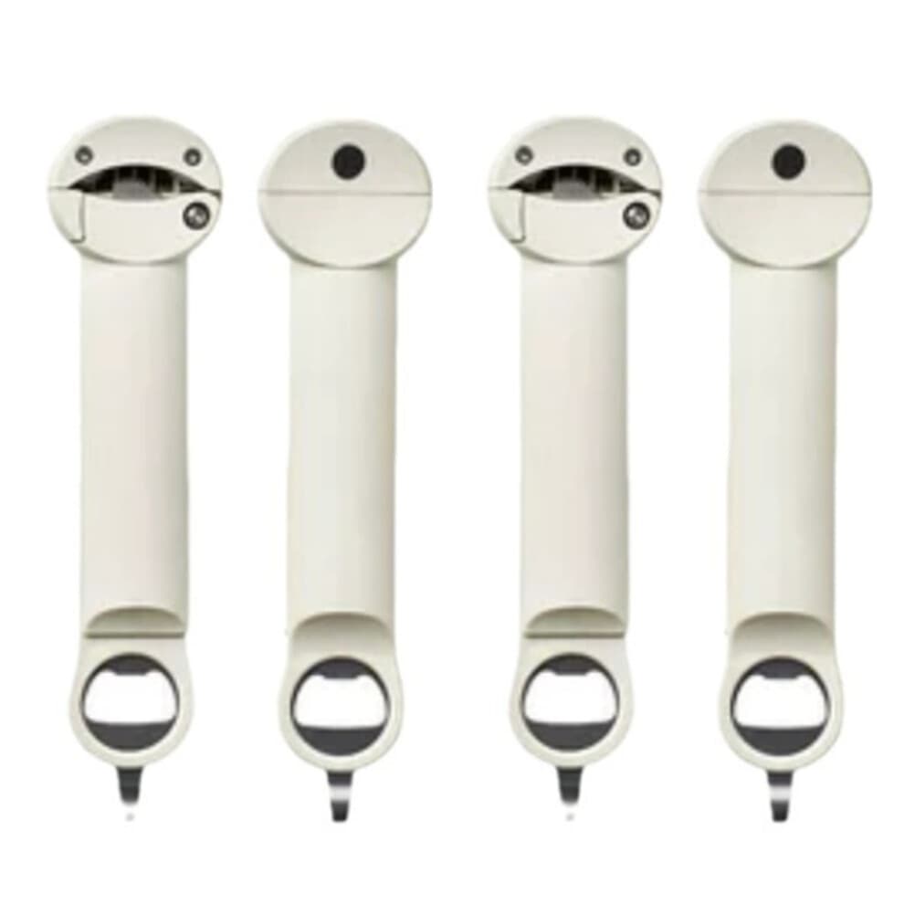 Décapsuleur télescopique multifonctionnel en acier inoxydable pour canette, vin rouge, bière, couvercle de cuisine