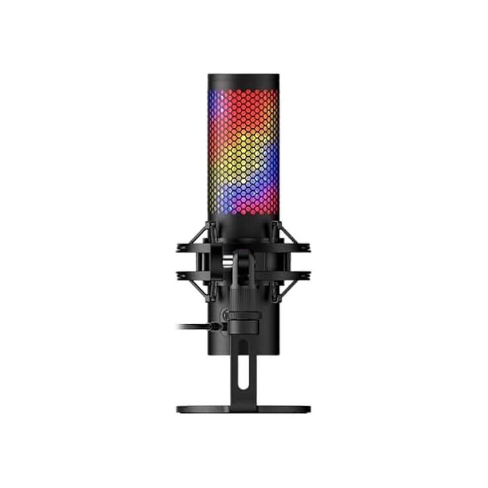 Microphone USB - HYPERX - QuadCast 2 S - Éclairage RVB - Tap-to-Mute - Streaming/Podcasting