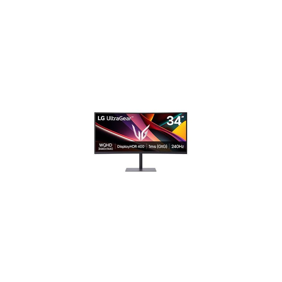 Ecran PC Gamer Incurvé - LG - 34’’ - 240Hz - Dalle VA - 1ms - 34G630A-B