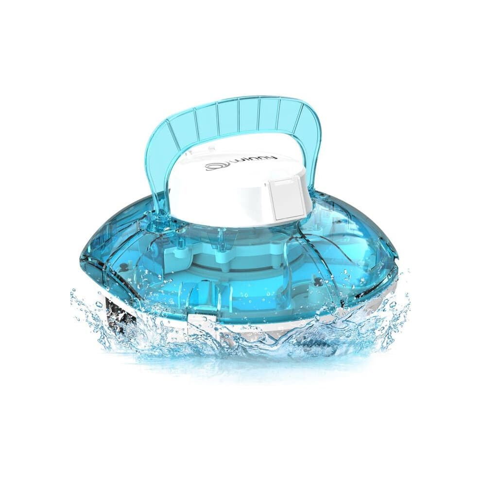 Robot Piscine Sans Fil - WINNY 200 - Idéal piscines Hors Sol - Double Filtration - Léger 3,3 kg