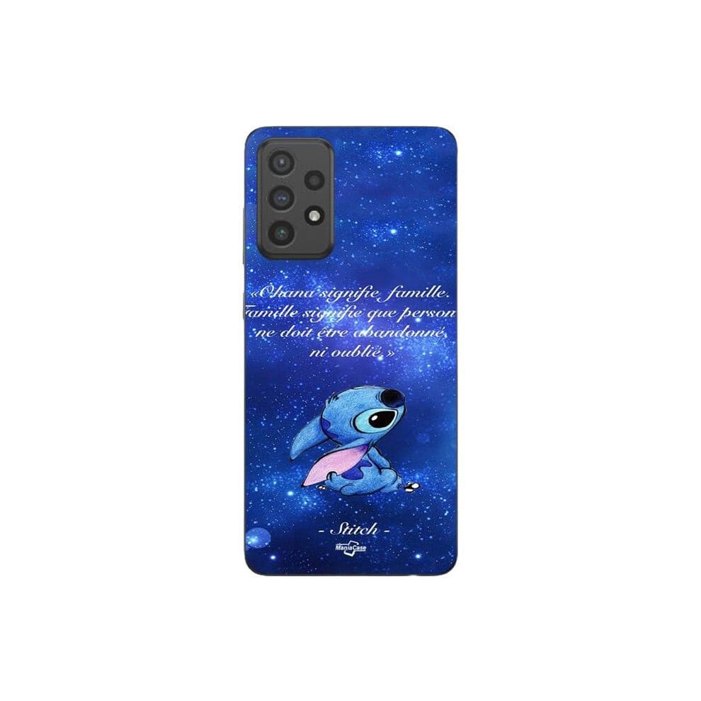 Coque de téléphone - MANIACASE - Samsung Galaxy A72 - Silicone - Mignon - Noir