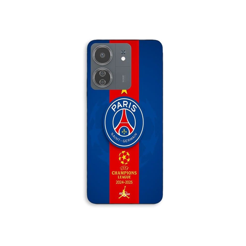 Coque de téléphone - MANIACASE - Xiaomi Redmi 13C 4g - Silicone - Souple - PSG LOGO JORDAN