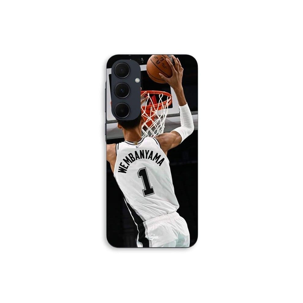 Coque Pour Samsung galaxy A35 Victor Wembanyama n1 San Antonio Spurs Dunk Maniacase