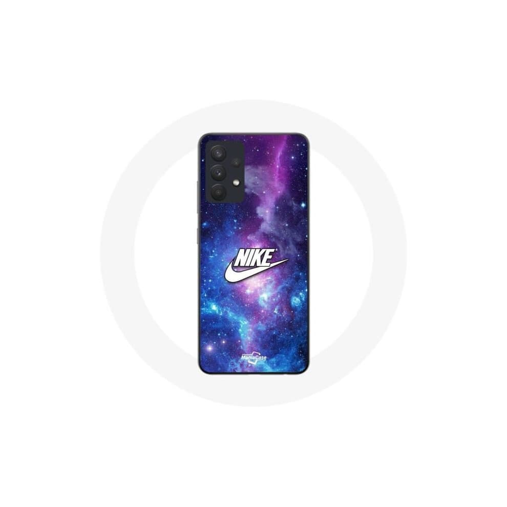 Coque - Maniacase - Samsung Galaxy A13 4G - Nike Logo Blanc - Silicone - Souple