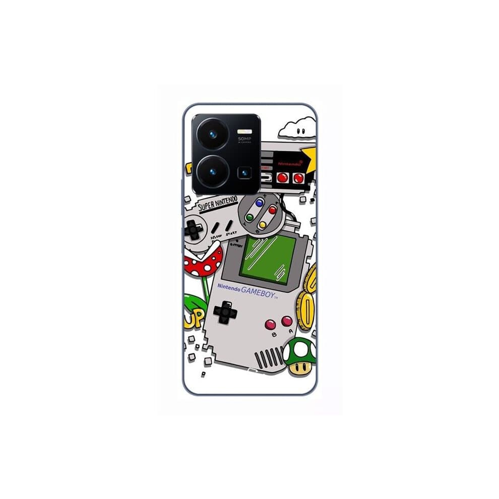 Coque Pour Vivo Y35 4G Consoles nintendo vintage old school Maniacase