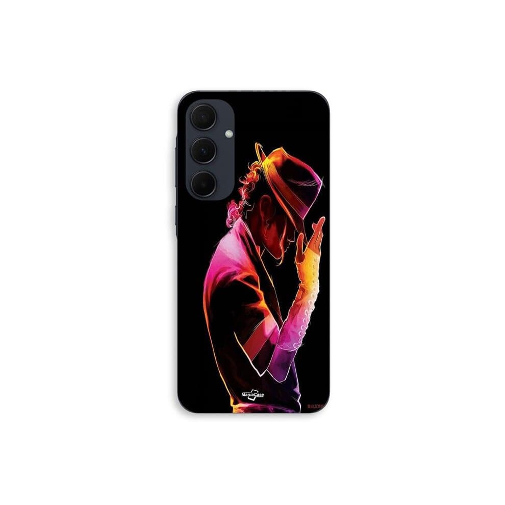 Coque Pour Samsung galaxy A35 Michael Jackson coloré Maniacase
