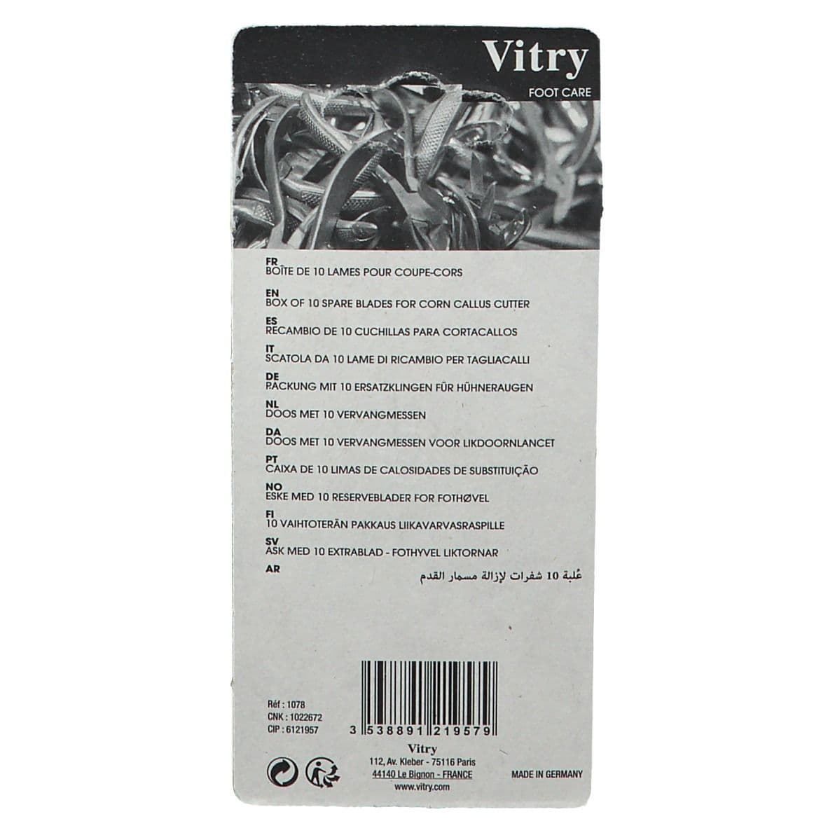 Vitry Classic Lames de recharge pour coupe-cors 1078 10 pc(s) Accessoire(S) view 2