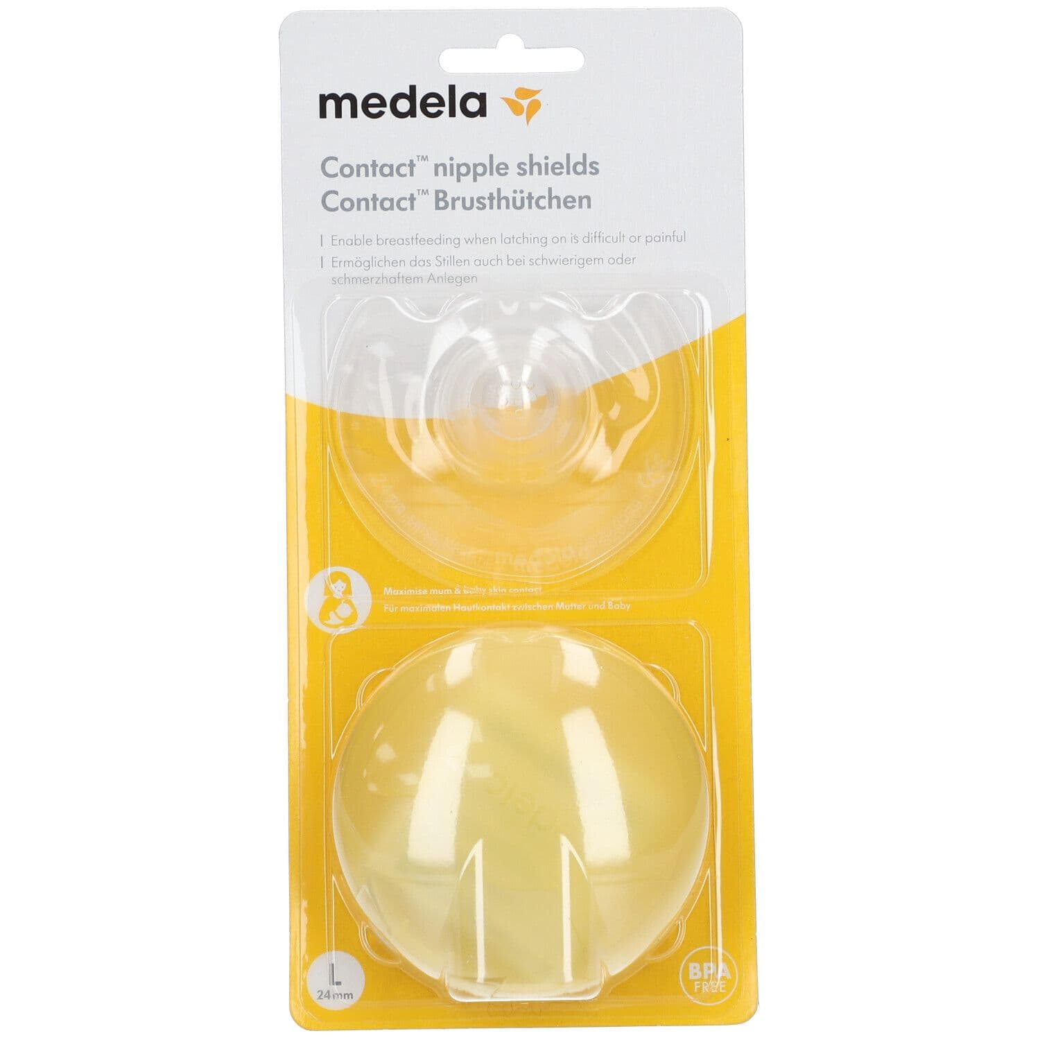Medela Bouts de sein Contact L (par paire) Avec Boîte de Rangement 1 pc(s) Autre view 2