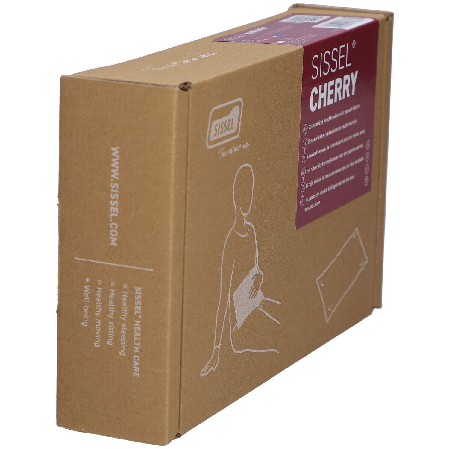 Sissel Cherry Coussin Noyaux de Cerise 20 cm x 40 cm Rouge 1 pc(s) Coussin Chauffant view 2