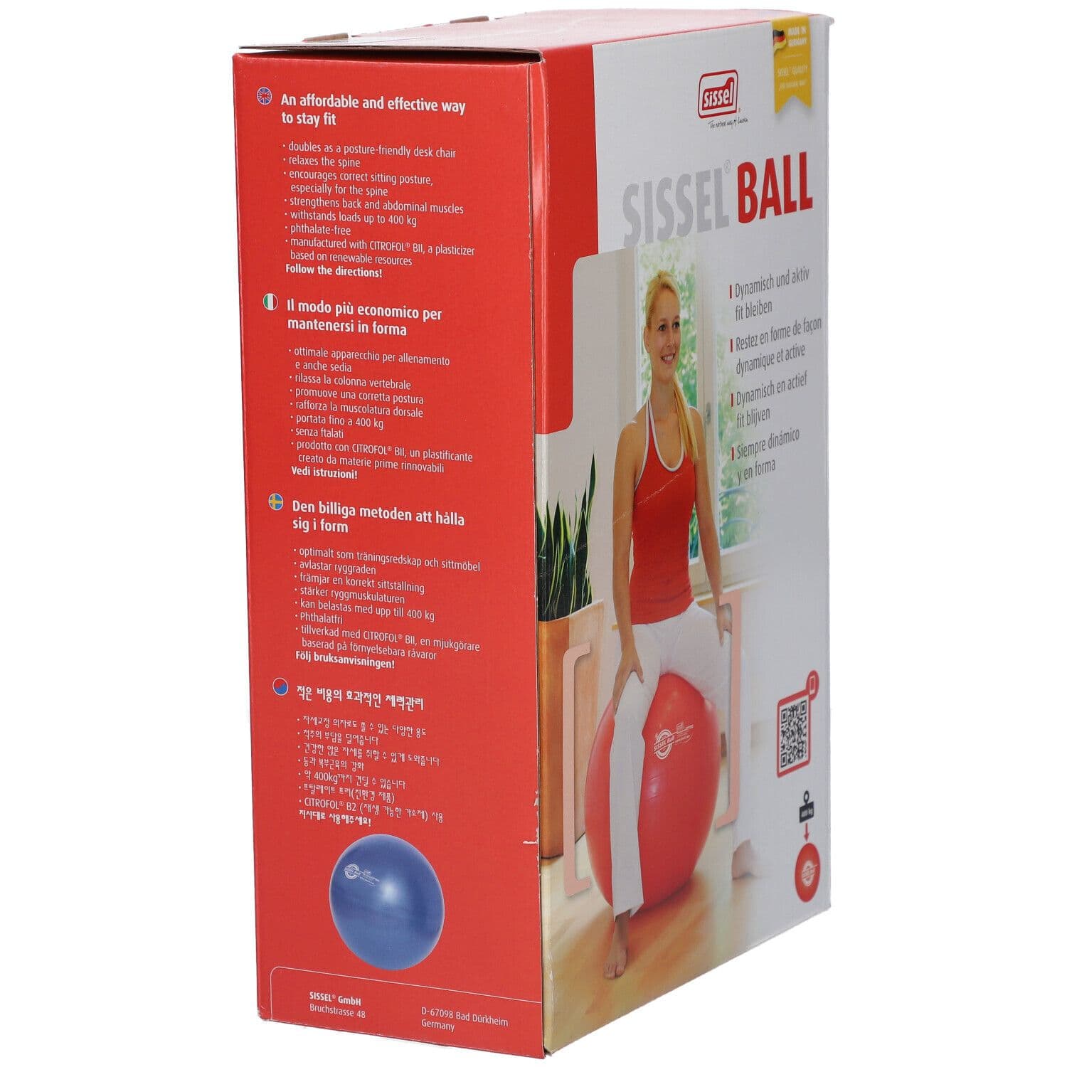 Sissel Ball Ballon 55cm Bleu 1 pc(s) Balon view 2