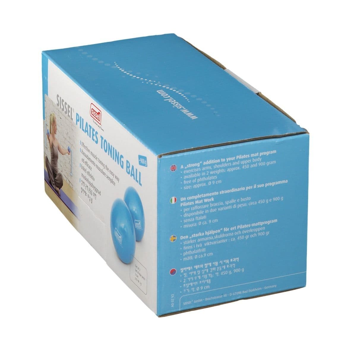 SISSEL® Pilates Toning Ball 900 g 900 g Balon view 2