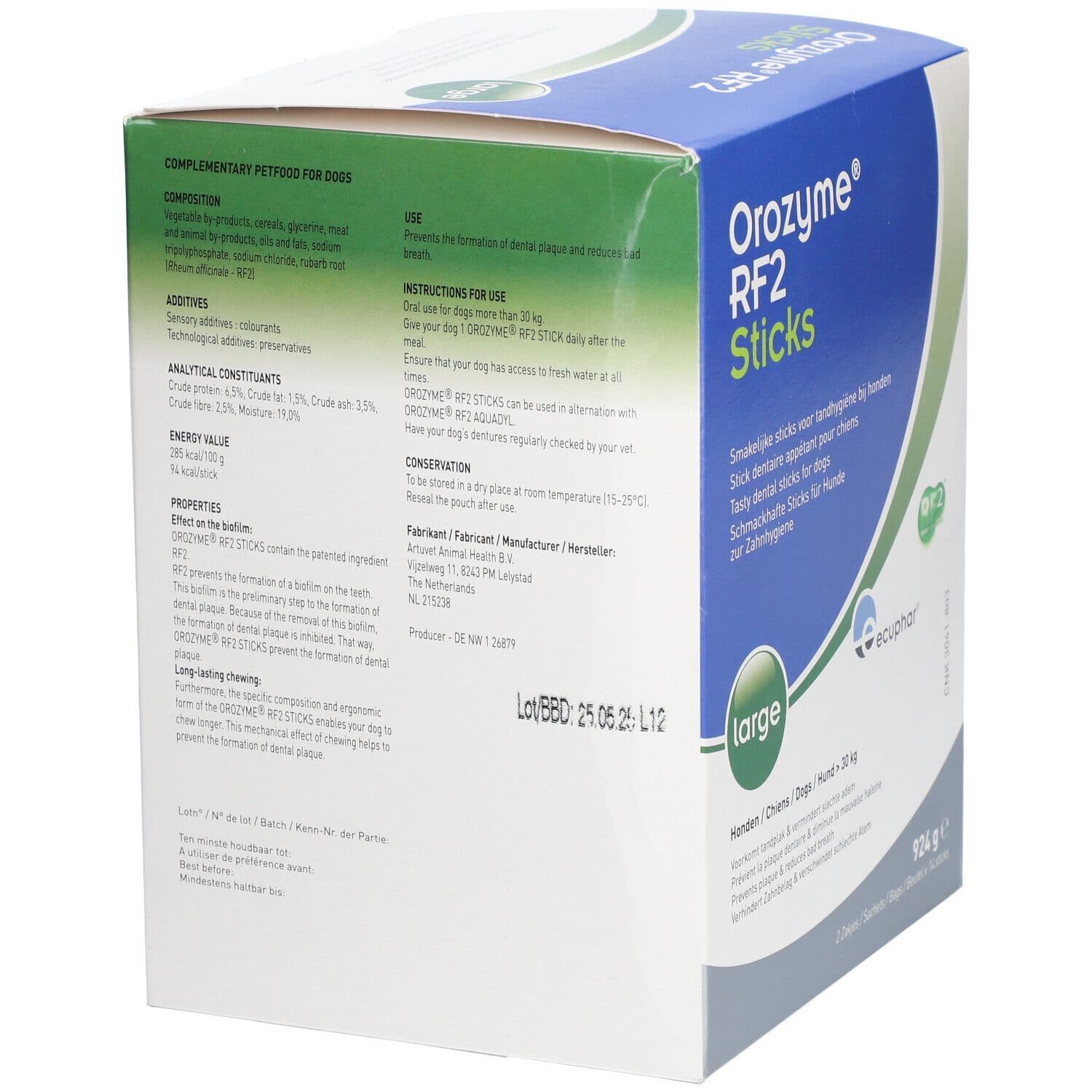 Orozyme® RF2 Sticks Large > 30 kg 28 pc(s) Bande(S) view 2