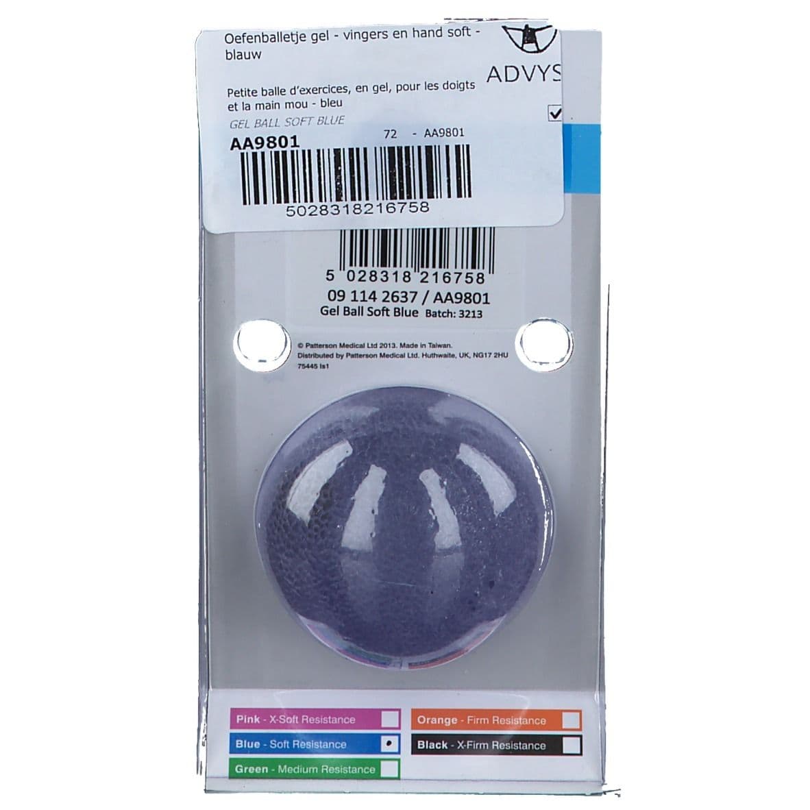 Petite balle d'exercices en Gel pour les Doigts et les Mains Soft AA9801 1 pc(s) Balon view 2