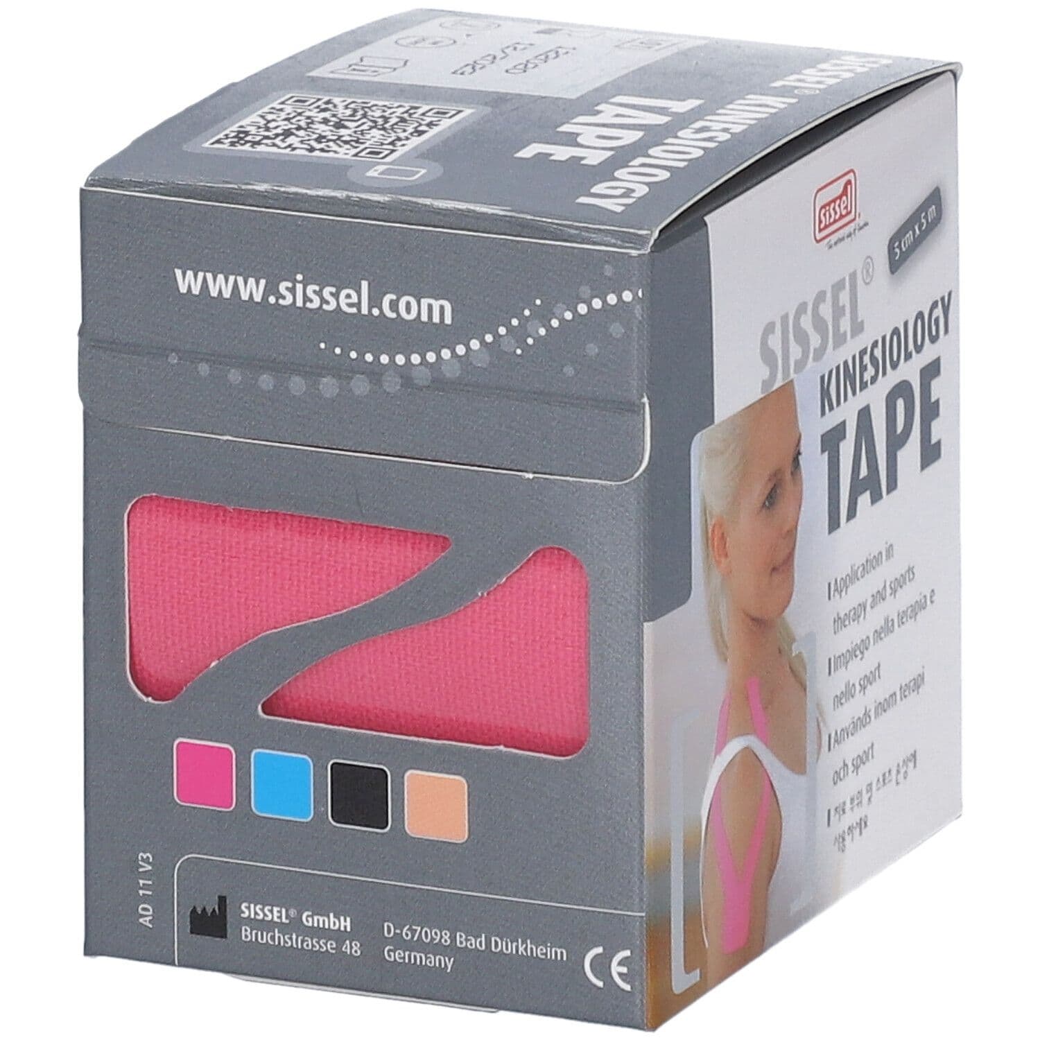 Sissel® Kinesiology Tape Rose 5 cm x 5 m 1 pc(s) Bandage(S) view 2