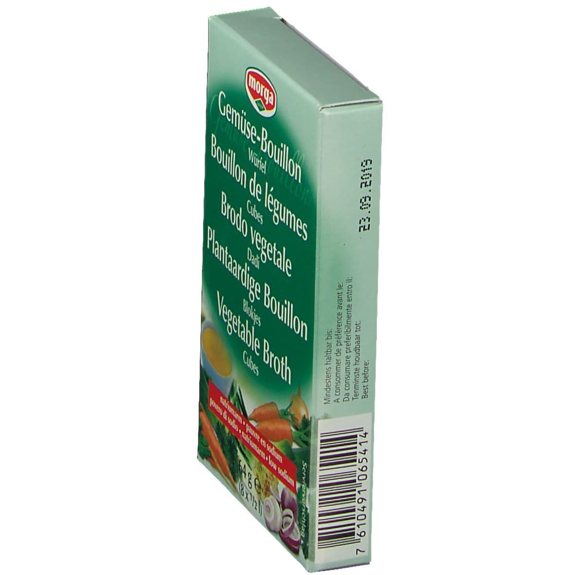 Morga Cubes bouillon de légumes pauvres en sodium 8x8 g Cube(S) view 2