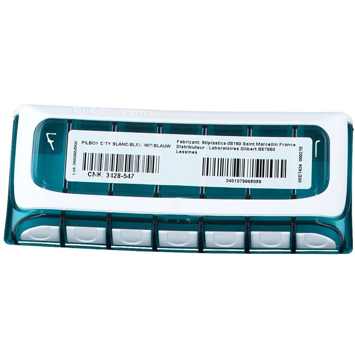 PILBOX TEMPO PRES 16 4 modèles TURQUOISE 1 pc(s) Boîte view 2