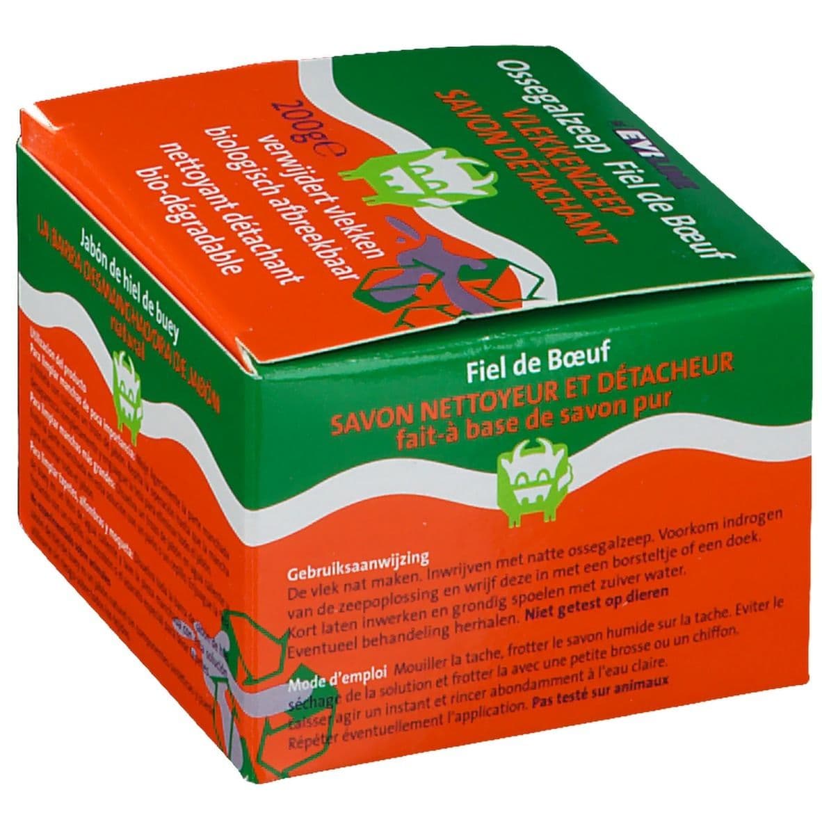 Fiel de Boeuf Savon détachant pour tissus 200 g Savon view 2