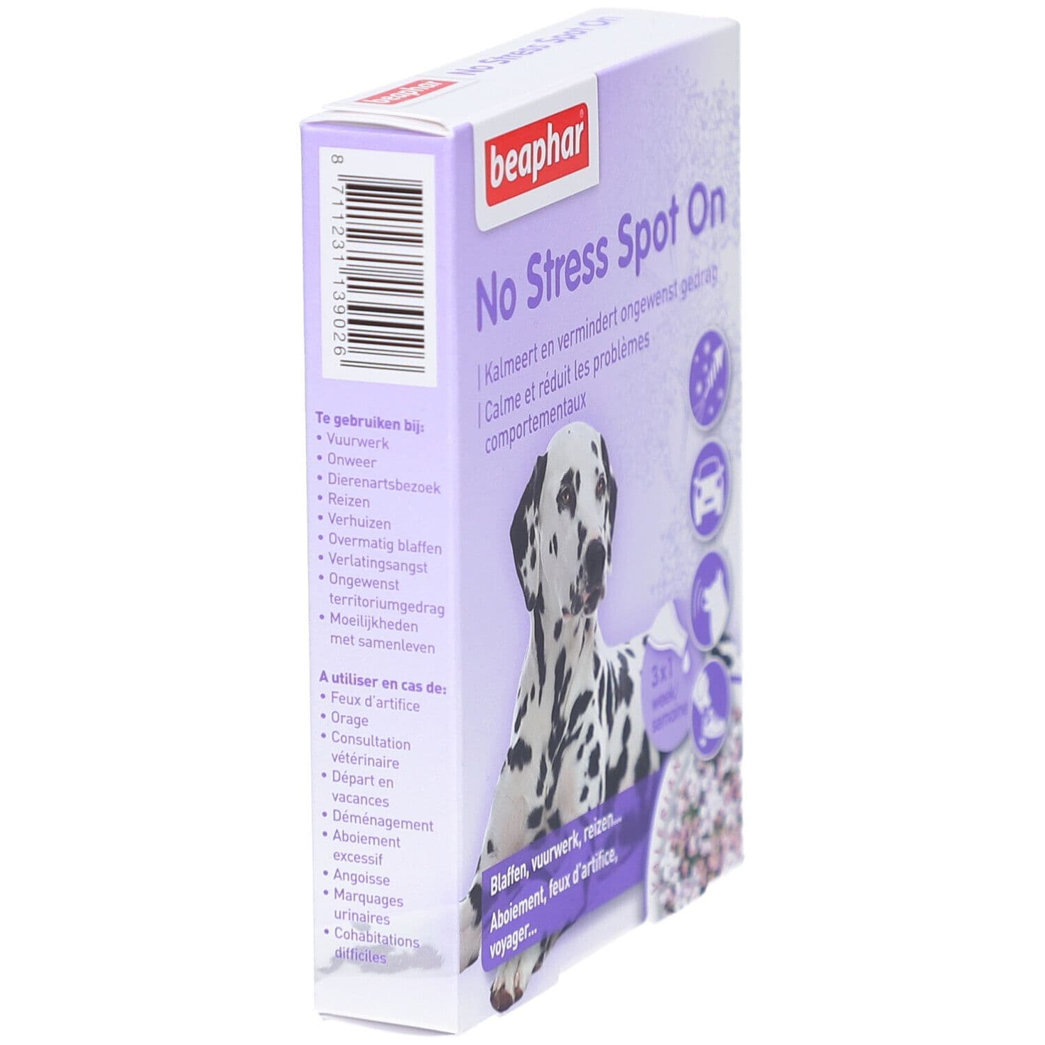 Beaphar® No Stress Spot On Chien 3x0,7 ml Pipettes view 2