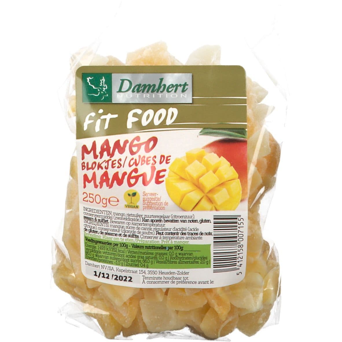 Damhert Fit Food Mangue 250 g Bonbon(S) view 2
