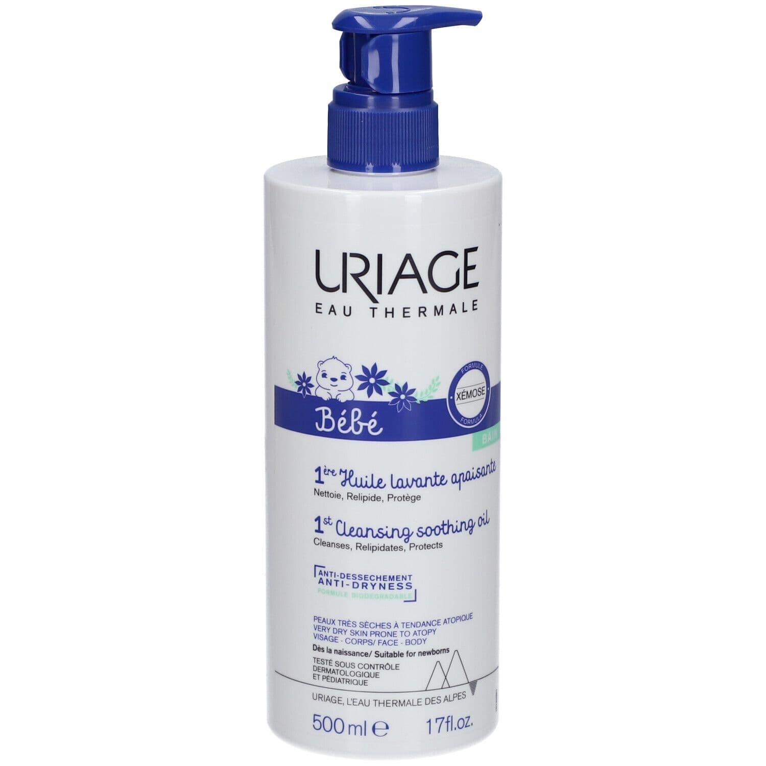 URIAGE Bébé Xémose 1ère Huile lavante apaisante 500 ml Huile view 2