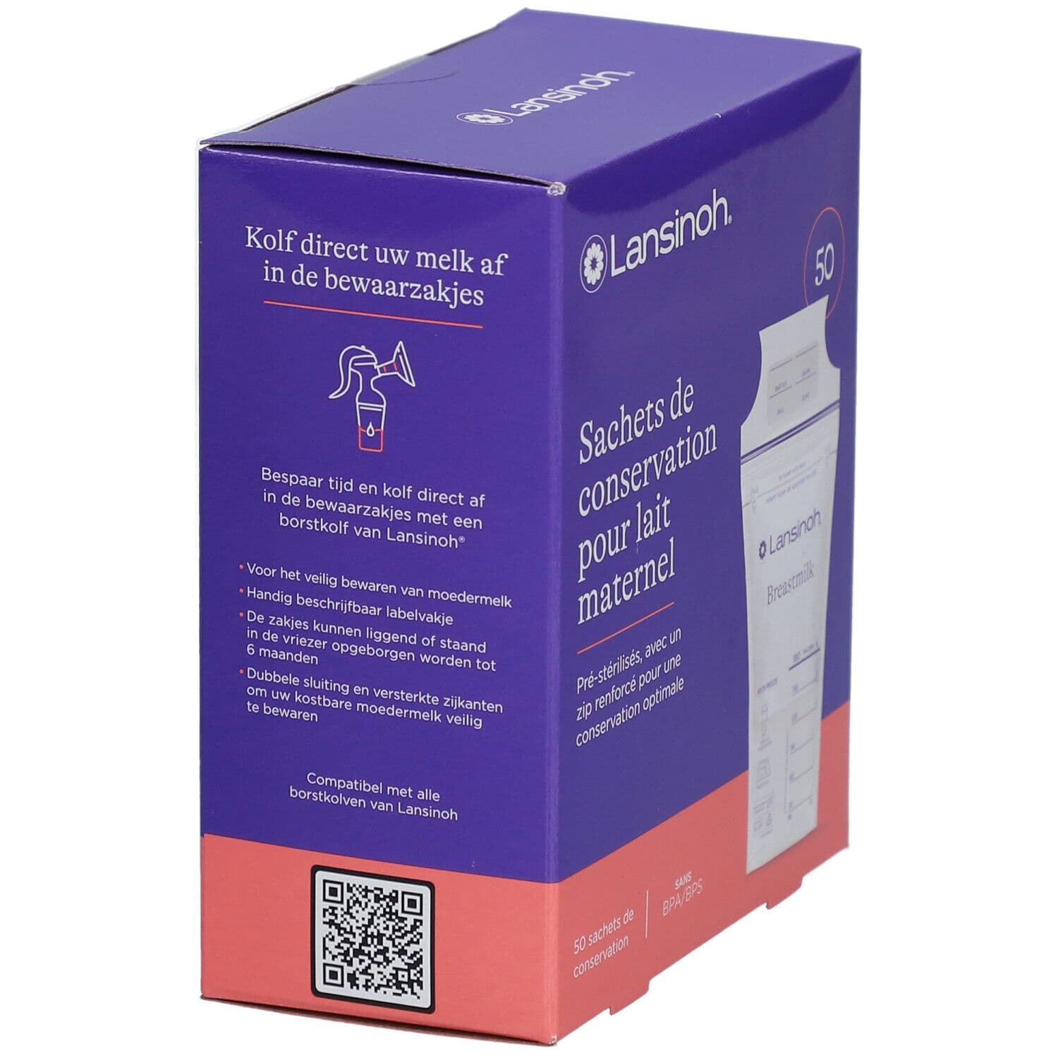 Lansinoh Sachets de Conservation du Lait Maternel 50 pc(s) Sachet(S) view 2